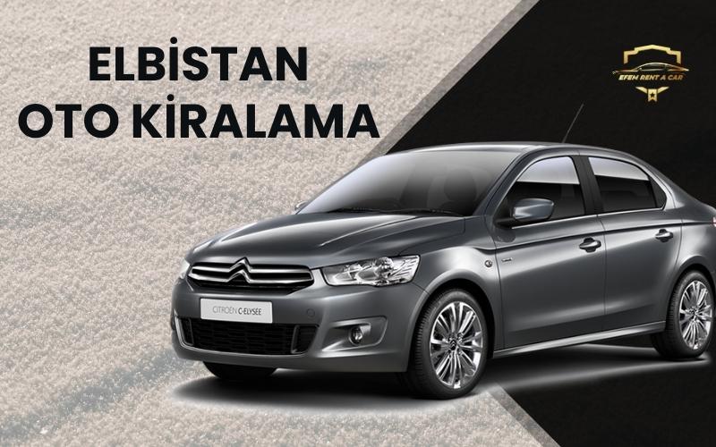 Elbistan Oto Kiralama